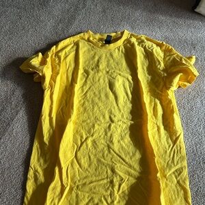 Vibrant Yellow Short Sleeve Men's Tee